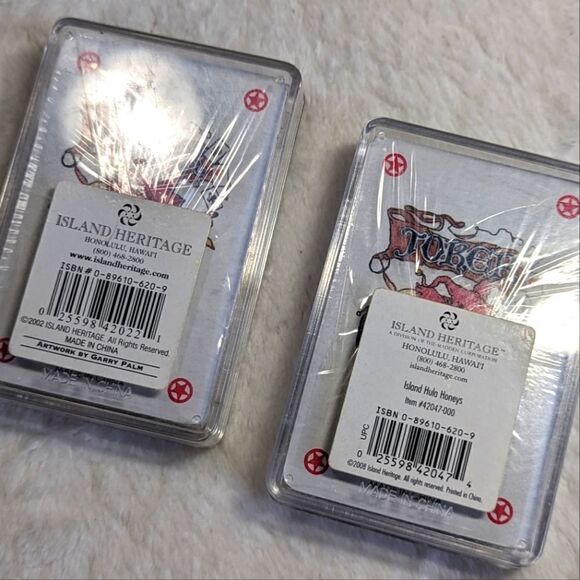 NIB 2 Decks Hawaiian Themed Playing Cards - Hula Dancers - Picture 5 of 7